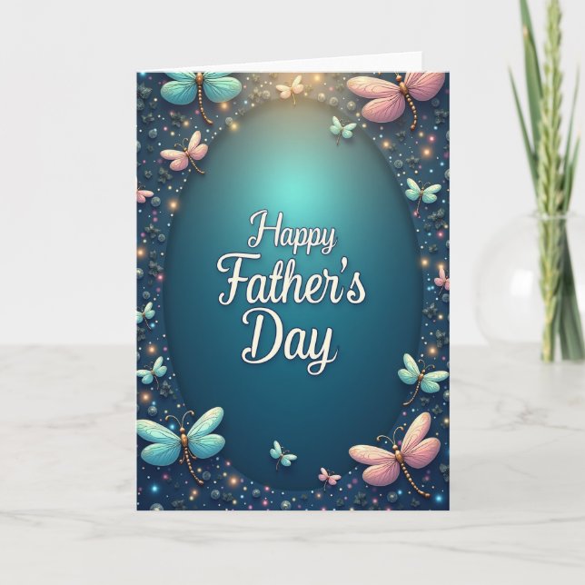 Pastel Insects Fathers Day Card (Front)