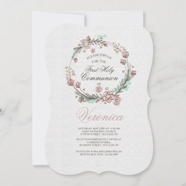 Pastel Invitation (Front)