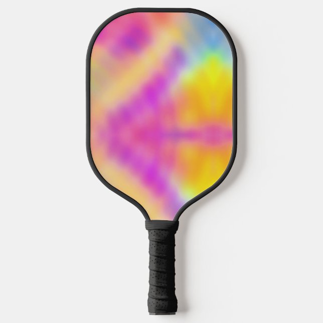 Pastel Iridescent Colorful Gradient Design Pickleball Paddle (Front)