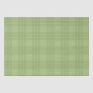PASTEL IRISH GREEN PLAID PATTERNS TISSUE PAPER