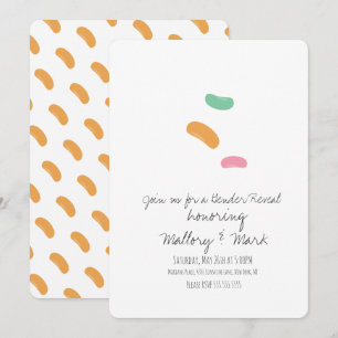 Pastel Jelly Candy Gender Reveal Invitation