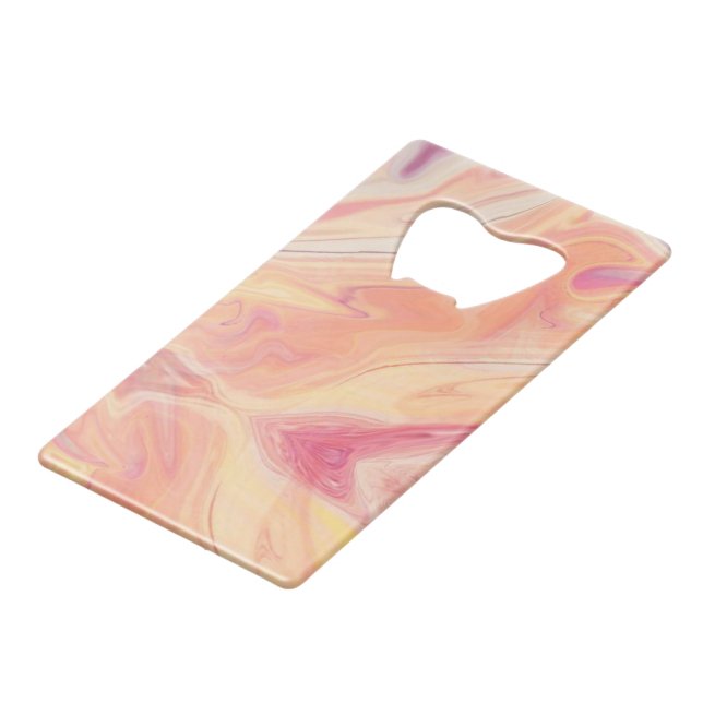 Pastel Joy Credit Card Bottle Opener (Front Angled)