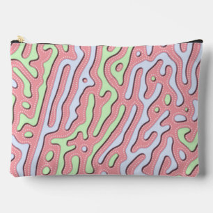Pastel Kawaii Abstract Colorful Splatter Design Accessory Pouch