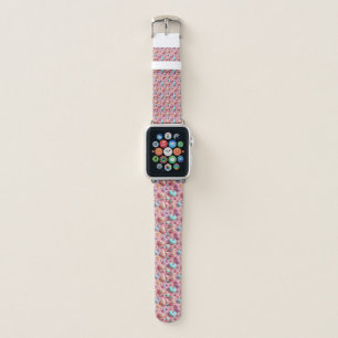 Pastel Kawaii Candy Character Art Apple Watch Band