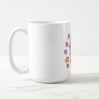 Pastel Kawaii Ghost Brew Cute Autumn Sticker Coffee Mug