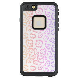 Pastel Kawaii Leopard Rainbow Animal Print LifeProof FRĒ iPhone 6/6s Plus Case