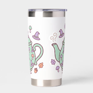 Pastel Kawaii Witch's Brew Teapot Thermal Tumbler