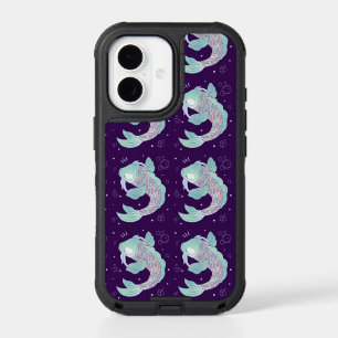 Pastel Koi Fish Whimsical Folk Art Underwater iPhone 17 Case
