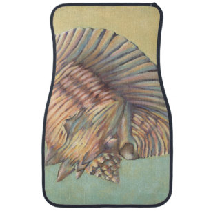 Pastel Large Conch Shell Car Floor Mat