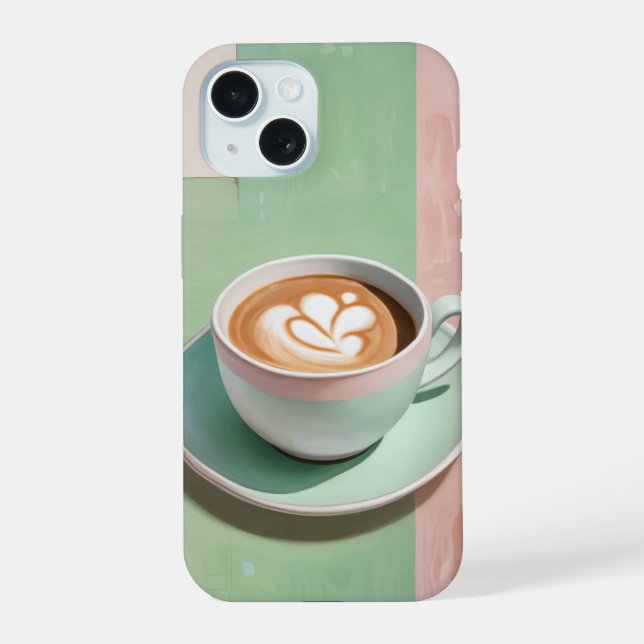 Pastel Latte Iphone Case (Back)