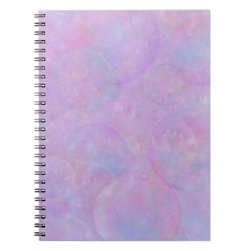 Pastel Lavender Bubbles Notebook or Journal 