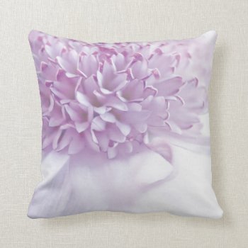 Pastel Lavender Flower Throw Pillow by RosaAzulStudio at Zazzle