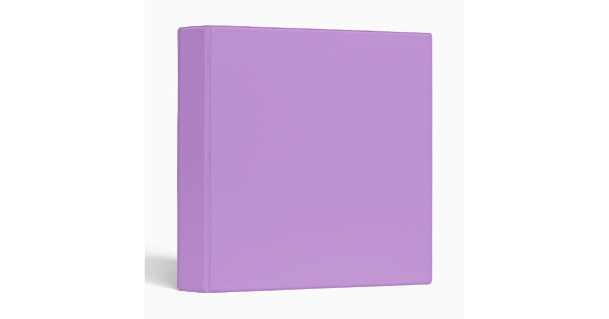 Pastel Lavender Purple Binder Zazzle