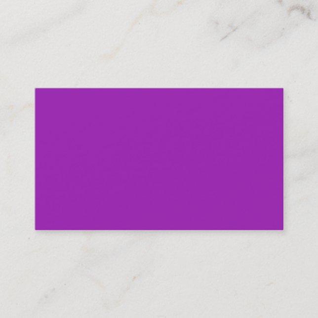 Pastel Lavender Purple Business Card (Front)