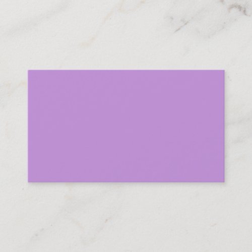 Pastel Lavender Purple Business Card