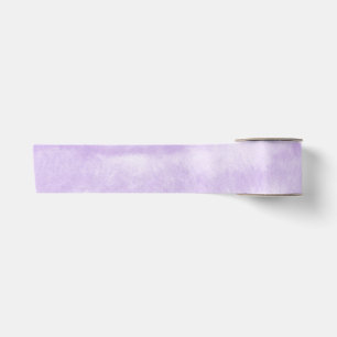 Pastel Lavender Tie-Dye Watercolor Effect Satin Ribbon