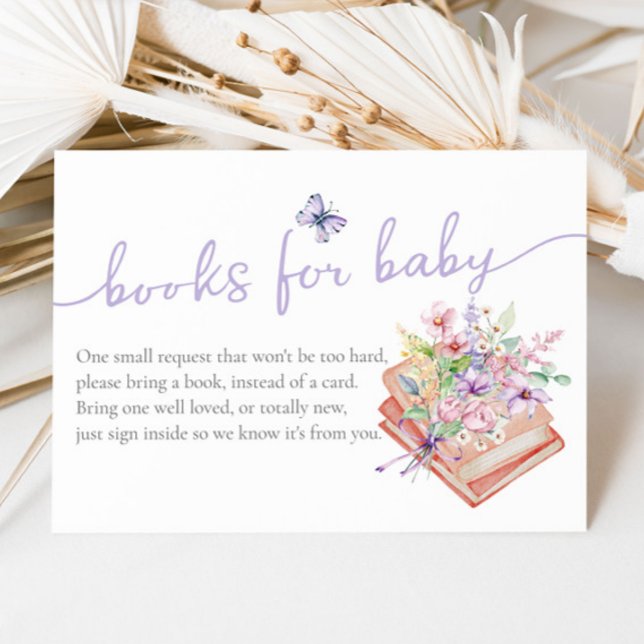 Pastel Lavender Wildflower Book Request Insert (Creator Uploaded)