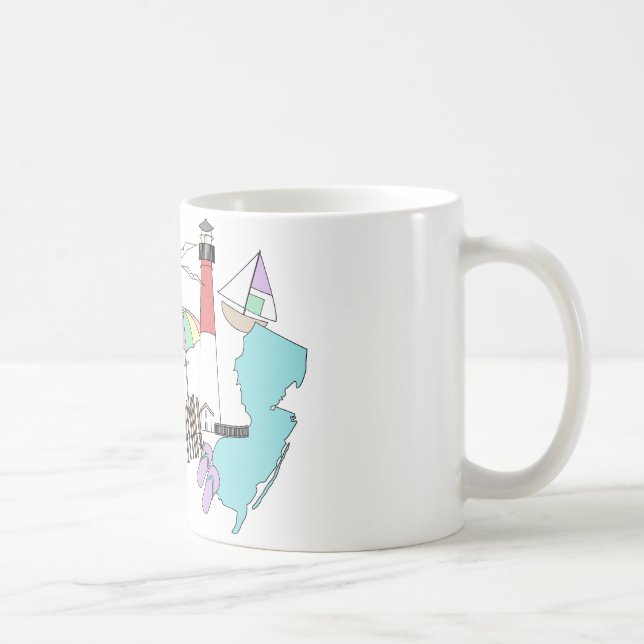 Pastel LBI Love Collage Coffee Mug (Right)
