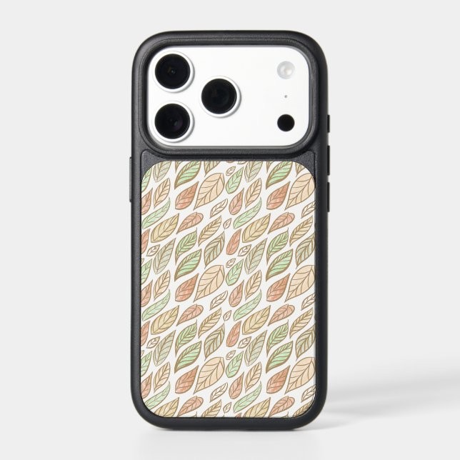 Pastel Leaf Art Protective  IPhone 17 Case (Back)