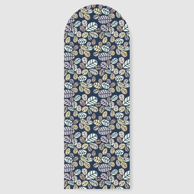 Pastel Leaves Bookmarks (Front)