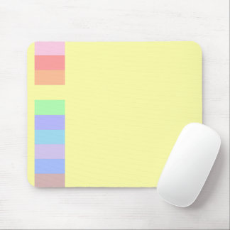 Pastel Lemon Yellow Mouse Pad