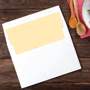 Pastel Lemonade soft elegant solid color Envelope Liner