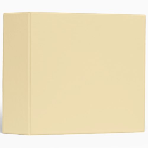 Pastel Lemonade Solid Color  Classic 3 Ring Binder