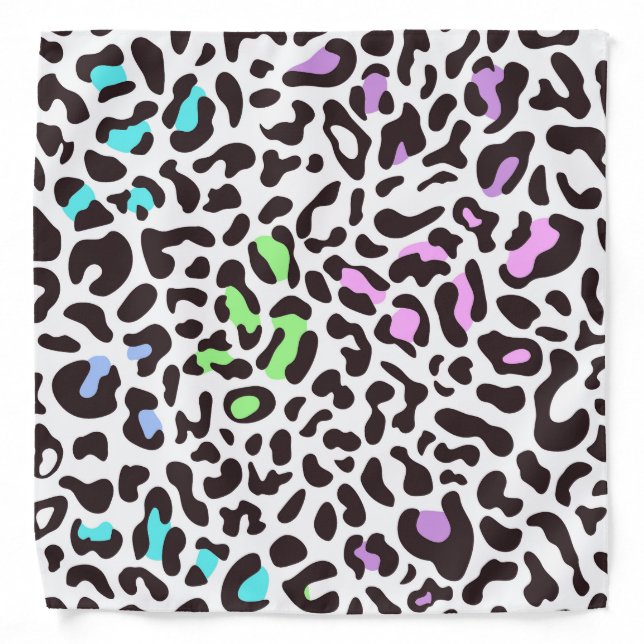 Pastel Leopard Bandana (Front)