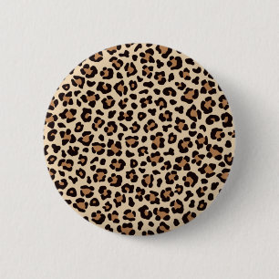 Pastel leopard print pattern button