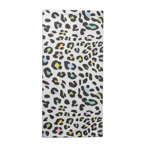 Pastel Leopard Spot Pattern Cloth Napkin
