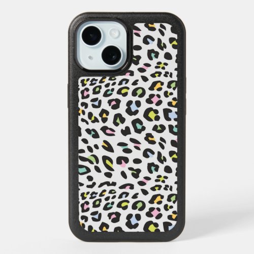 Pastel Leopard Spot Pattern iPhone 15 Case