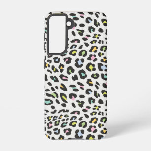 Pastel Leopard Spot Pattern Samsung Galaxy S21 Case