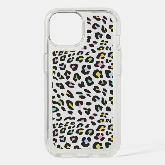 Pastel Leopard Spot Pattern Speck iPhone Case (Front)