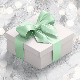 Pastel Light Green #B6E4BD Satin Ribbon