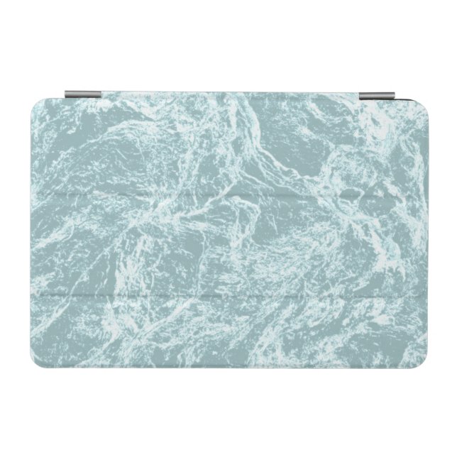 Pastel Light Turquoise Abstract iPad Mini Cover (Horizontal)