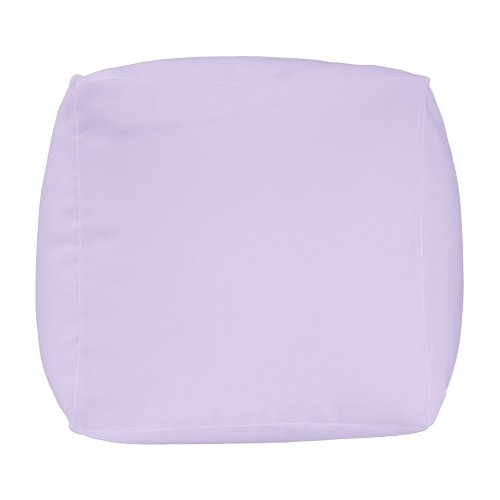 Pastel Lilac Purple Solid Color Pairs to 2023 COTY Pouf