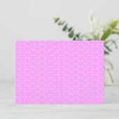 Pastel Lilac Purple White Star Repeating Pattern (Standing Front)