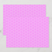 Pastel Lilac Purple White Star Repeating Pattern (Front/Back)