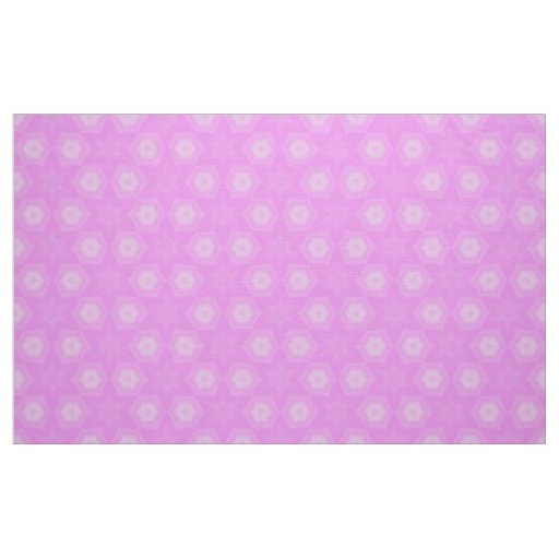 Pastel Lilac Purple White Star Repeating Pattern Fabric