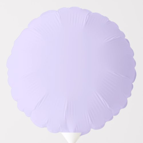 Pastel Lilac Solid Color  Classic  Elegant Balloon