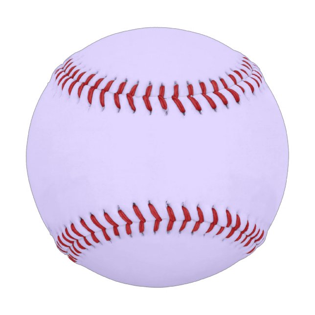 Pastel Lilac Solid Color | Classic | Elegant Baseball (Front)