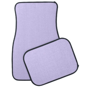 Pastel Lilac Solid Color Classic Elegant Car Floor Mat