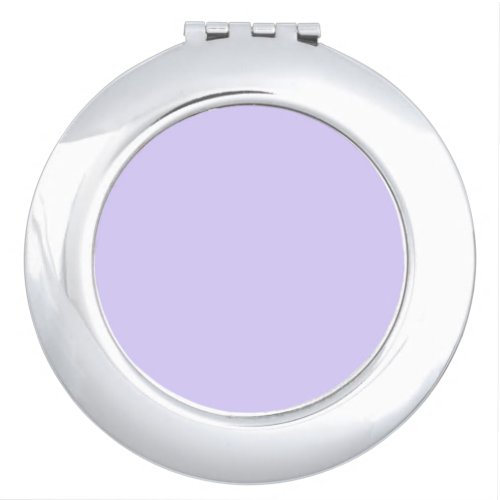 Pastel Lilac Solid Color  Classic  Elegant Compact Mirror