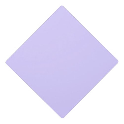 Pastel Lilac Solid Color  Classic  Elegant Graduation Cap Topper