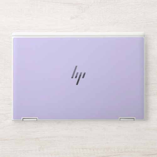Pastel Lilac Solid Color  Classic  Elegant HP Laptop Skin