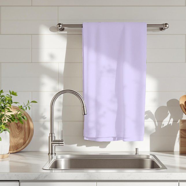 Pastel Lilac Solid Color | Classic | Elegant Kitchen Towel (Creator Uploaded)