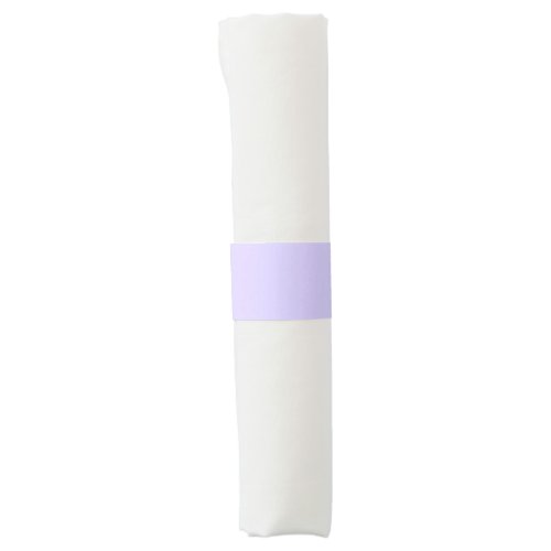 Pastel Lilac Solid Color  Classic  Elegant Napkin Bands