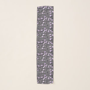 Pastel Lilac Wildflowers Scarf