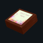 Pastel Lilies Wedding Keepsake Box<br><div class="desc">A colorful modern floral illustration of day lilies in pastels. The background color can be changed by clicking "Customize It!" and then using "Edit" then "Background". Pretty and fun fashion design that comes on over 70 Zazzle products.</div>