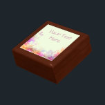 Pastel Lilies Wedding Keepsake Box<br><div class="desc">A colorful modern floral illustration of day lilies in pastels. The background color can be changed by clicking "Customize It!" and then using "Edit" then "Background". Pretty and fun fashion design that comes on over 70 Zazzle products.</div>